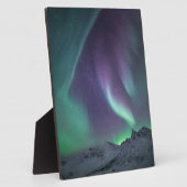 Plaque Photo Northern Lights Norvège (Côté)