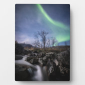 Plaque Photo Northern Lights Norvège (Devant)