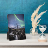 Plaque Photo Northern Lights Norvège (Côté)