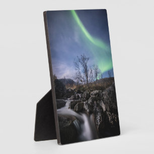 Plaque Photo Northern Lights Norvège