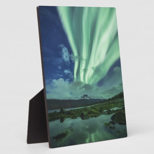 Plaque Photo Northern Lights Norvège (Côté)