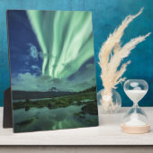 Plaque Photo Northern Lights Norvège (Côté)