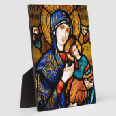 Plaque Photo notre dame d'aide perpétuelle (Côté)