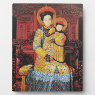 Plaque Photo Notre-Dame de la Chine (中 华 圣 母, 中 聖 華) Chinoise M