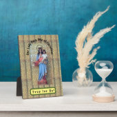 Plaque Photo Notre-Dame Marie, Aide des chrétiens (Côté)