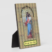 Plaque Photo Notre-Dame Marie, Aide des chrétiens (Côté)