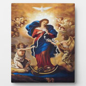 Plaque Photo Notre-Dame qui a des noeuds (Devant)