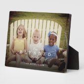 Plaque Photo Notre Famille Blended Full Photo Layla Keepsaké (Côté)