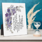 Plaque Photo Notre famille est un cercle (Côté)