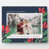 Plaque Photo Notre première photo de Noël Engagé de Foliage Mod (Devant)