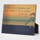 Plaque Photo Notre propre soleil (Côté)