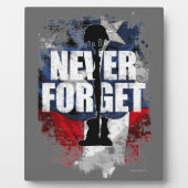 Plaque Photo N'oubliez jamais (Memorial Day) (Devant)