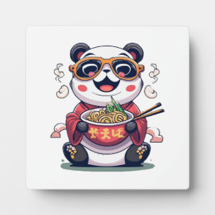 Plaque Photo Nouilles de Panda