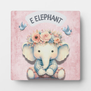 Plaque Photo Nourriture À Thème Eléphant : Décor Adorable Art M