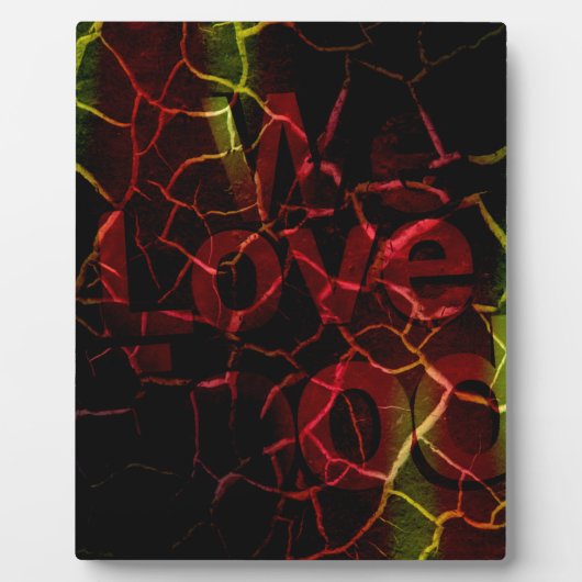 Plaque Photo Nous aimons (Devant)