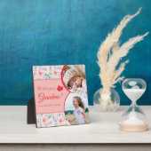 Plaque Photo Nous aimons la grand-mère rose florale de la Saint (Insitu)