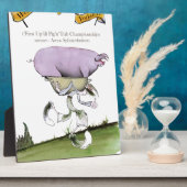 Plaque Photo nous aimons yorkshire up'ill pig race (Côté)