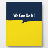 Plaque Photo Nous pouvons le faire Rosie (Devant)