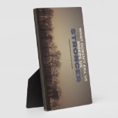 Plaque Photo Nous Rend plus forts (Côté)