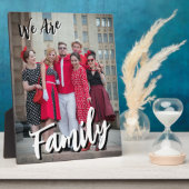 Plaque Photo Nous sommes une photo de famille (Côté)
