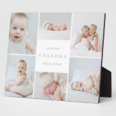 Plaque Photo Nous t'aimons Collage photo de grand-mère (Côté)