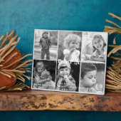 Plaque Photo Nous t'aimons Papa Names Photo Collage (Côté)