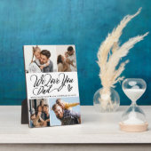 Plaque Photo Nous t'aimons Papa Photo Collage (Côté)