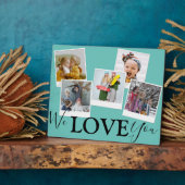 Plaque Photo Nous Vous Aimons | 5 Collage photo | (Côté)