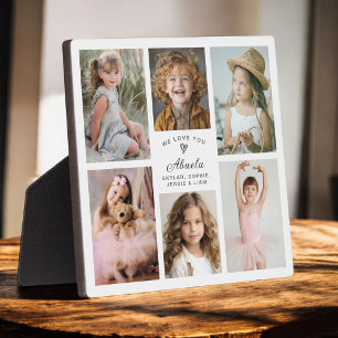 Plaque Photo Nous vous aimons Abel Collage de photos souvenir