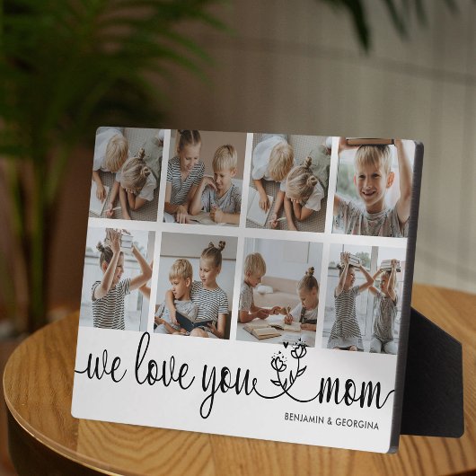 Plaque Photo Nous Vous Aimons Maman Photo