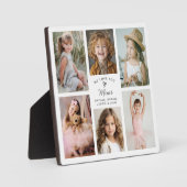 Plaque Photo Nous vous aimons Mimi Photo Collage Keepsaké (Recto)