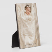 Plaque Photo Nouveau bébé (Côté)