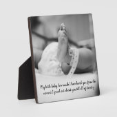 Plaque Photo Nouveau garde-bébé (Recto)