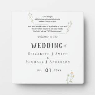 PLAQUE PHOTO NOUVEAUTÉ ! CONCEVOIR UN SIGNE MARIAGE PROPRE PLAQ