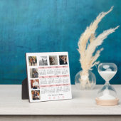 Plaque Photo Nouvel An 2025 Calendrier Famille Multiphoto Colla (Insitu)