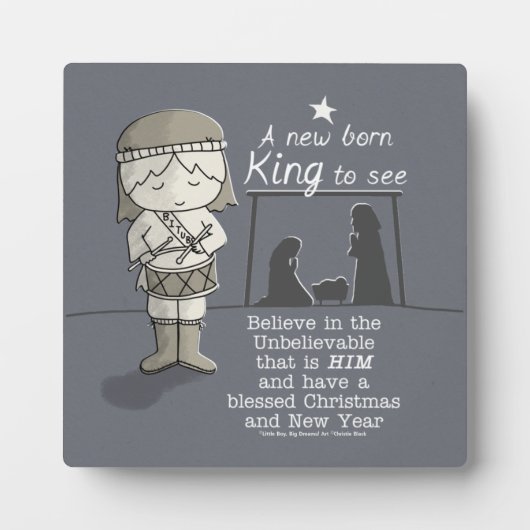 Plaque Photo Nouvel enfant roi (Devant)