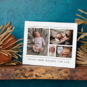 Plaque Photo Nouvelle photo bébé (Côté)