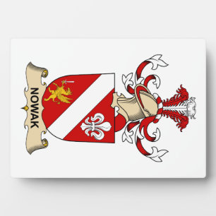 Plaque Photo Nowak Family Crest