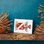 Plaque Photo Nowak Family Crest (Côté)