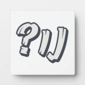 Plaque Photo "NU ?" yiddish - L'expression juive parfaite (Devant)