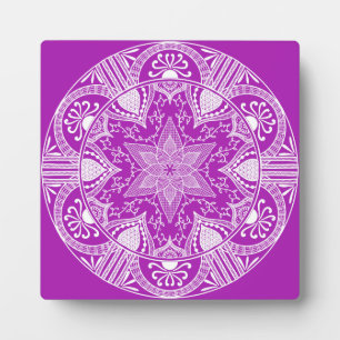 Plaque Photo Nudibranche Mandala