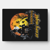 Plaque Photo Nuit d'Halloween effrayant (Devant)