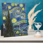 Plaque Photo Nuit étoilée, Van Gogh (Côté)