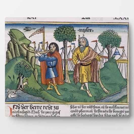 Plaque Photo Numbers 2 The Camp Assignments of the Israelites, (Devant)