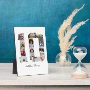 Plaque Photo Numéro 10 Photo Collage Poster