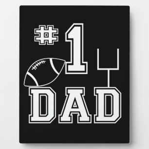Plaque Photo Numéro un papa de football