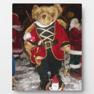 Plaque Photo Nutcracker Teddy Bear Collection de Noël