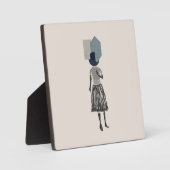 Plaque Photo objet_14_une femme_1 (Recto)