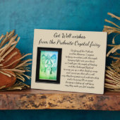 Plaque Photo Obtenez bien Crystal Fairy (Côté)