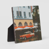 Plaque Photo Ocean Drive, South Beach, Miami (Recto)